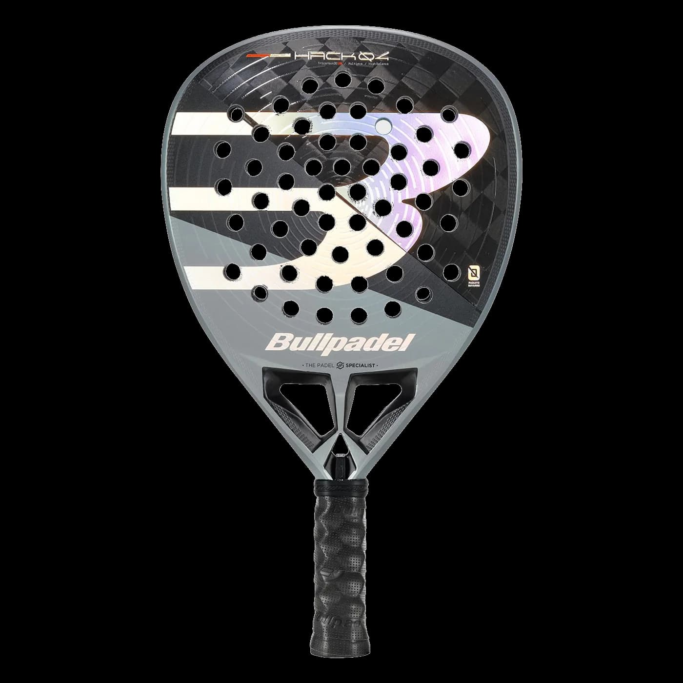 Paleta Bullpadel Hack 04 2026, vista frontal