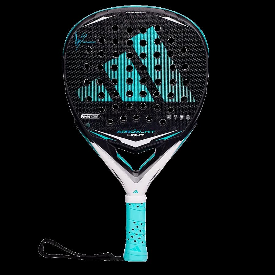 Paleta Adidas Arrow Hit Light 2026, vista frontal