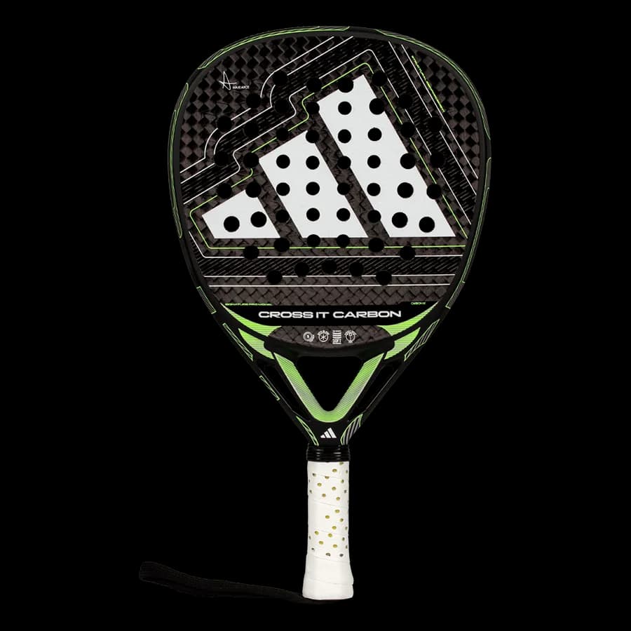 Paleta Adidas Cross It Carbon 2026, vista frontal