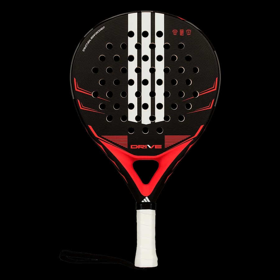 Paleta Adidas Drive Black 2026, vista frontal