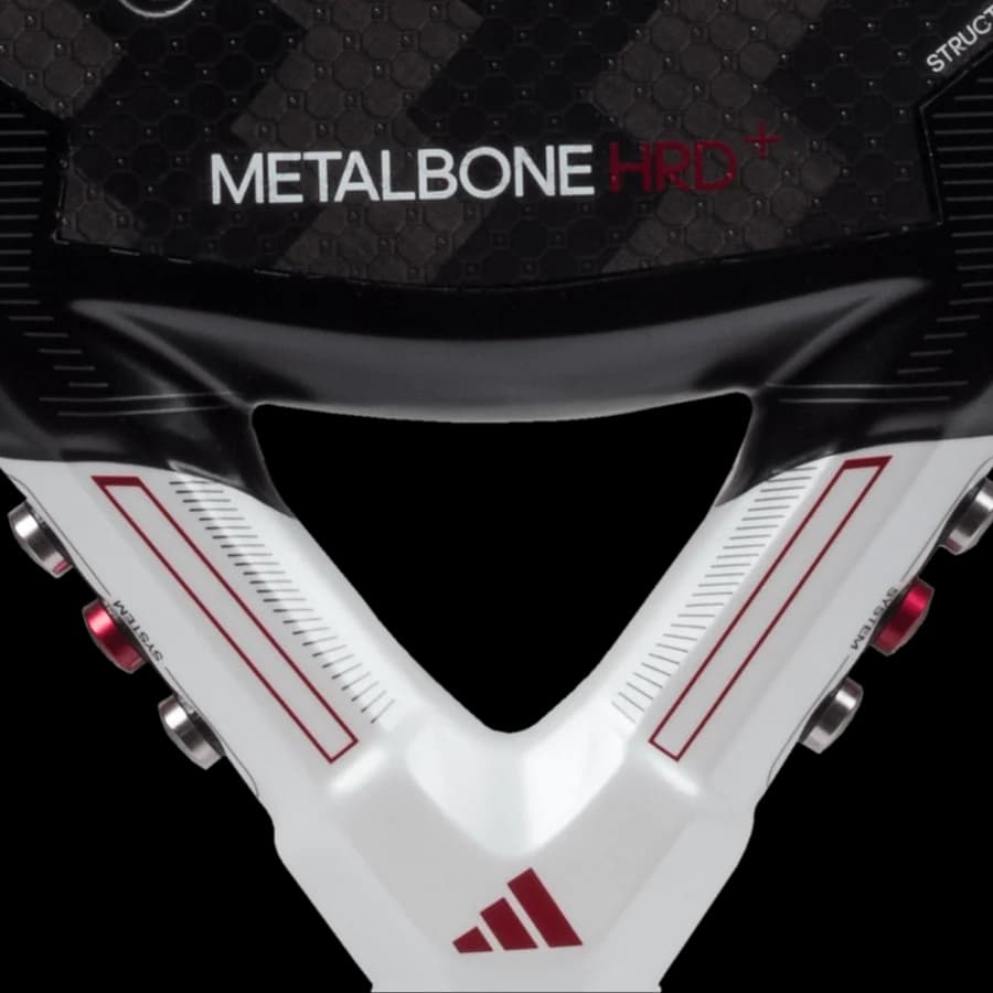Paleta Adidas Metalbone HRD+ 3.3 2024, detalle del corazón