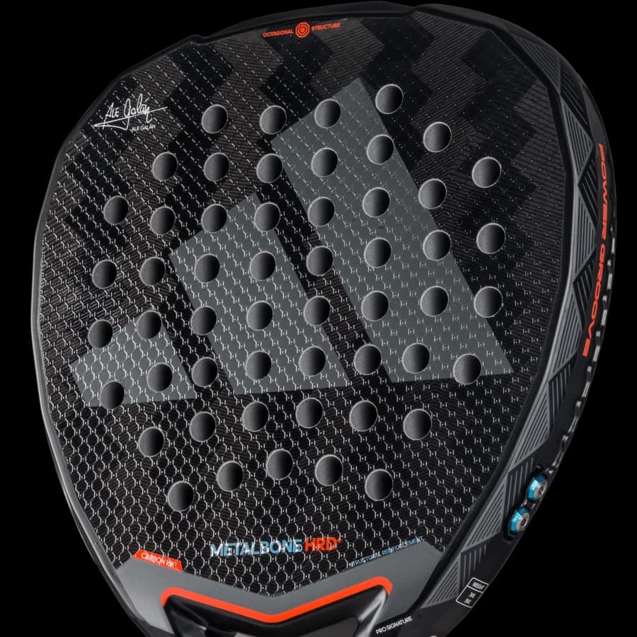 Paleta Adidas Metalbone HRD+ 3.4 2025, detalle de la cara