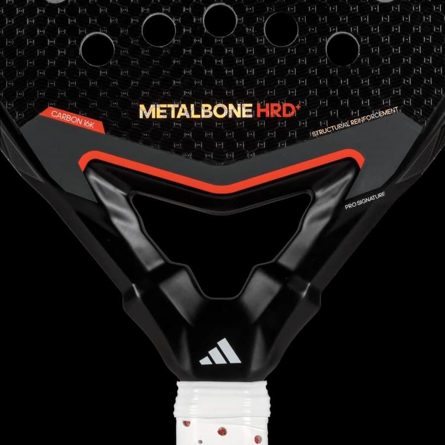 Paleta Adidas Metalbone HRD+ 3.4 2025, detalle del corazón