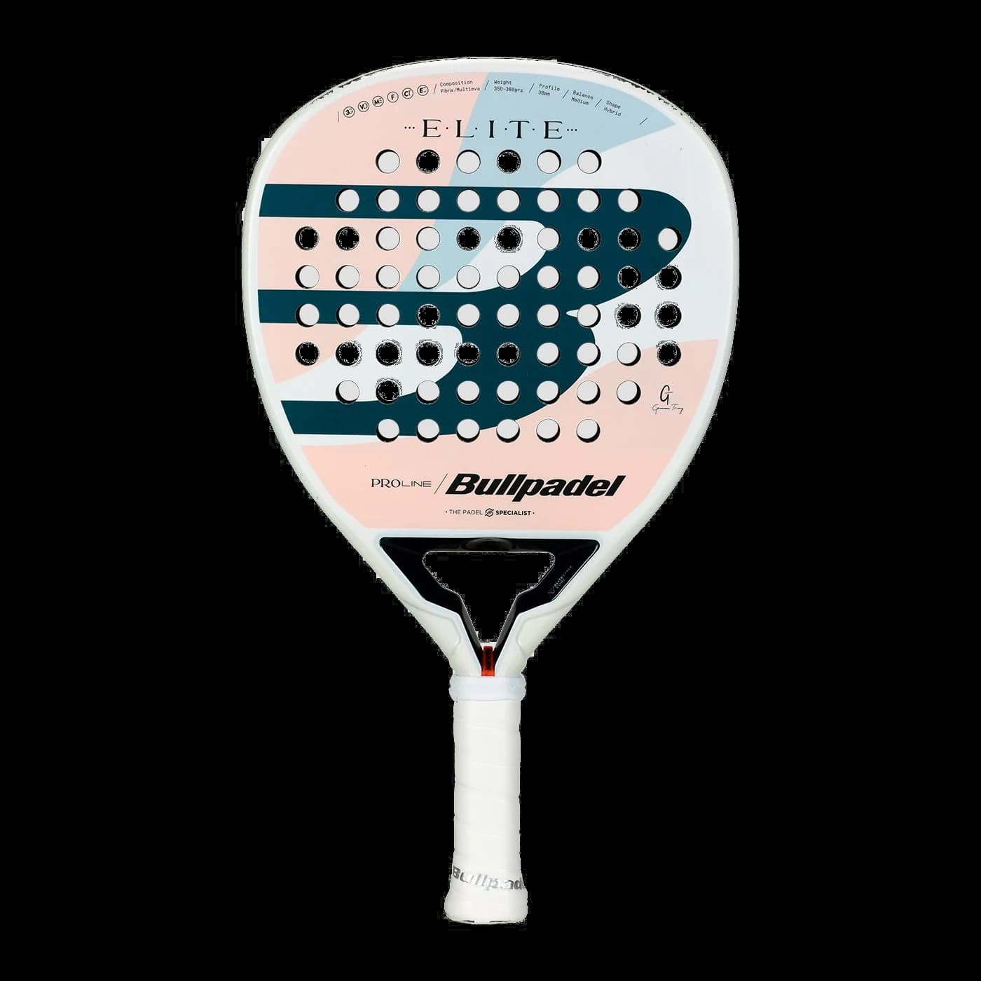 Paleta Bullpadel Elite W 2025, vista frontal