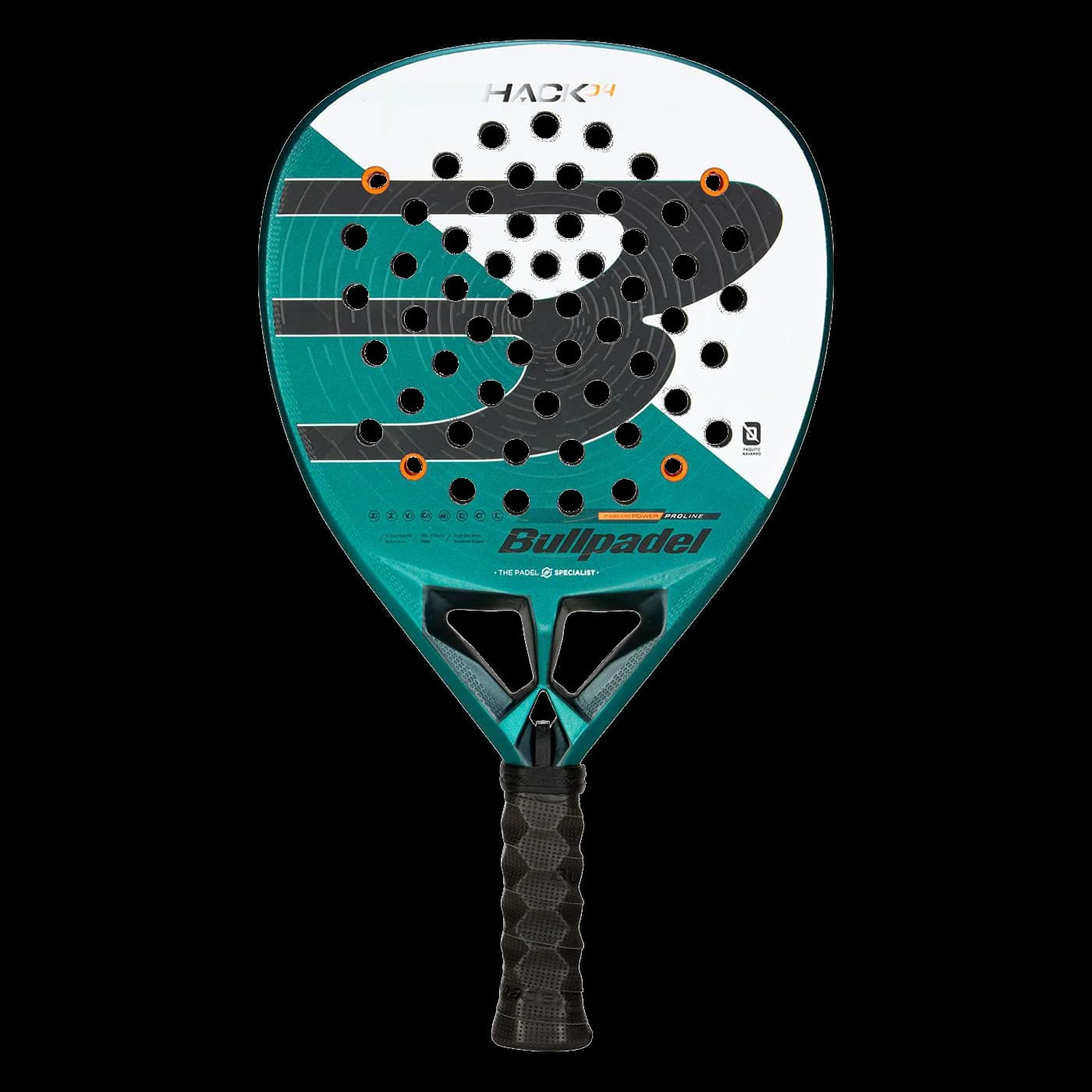 Paleta Bullpadel Hack 04 2025, vista frontal