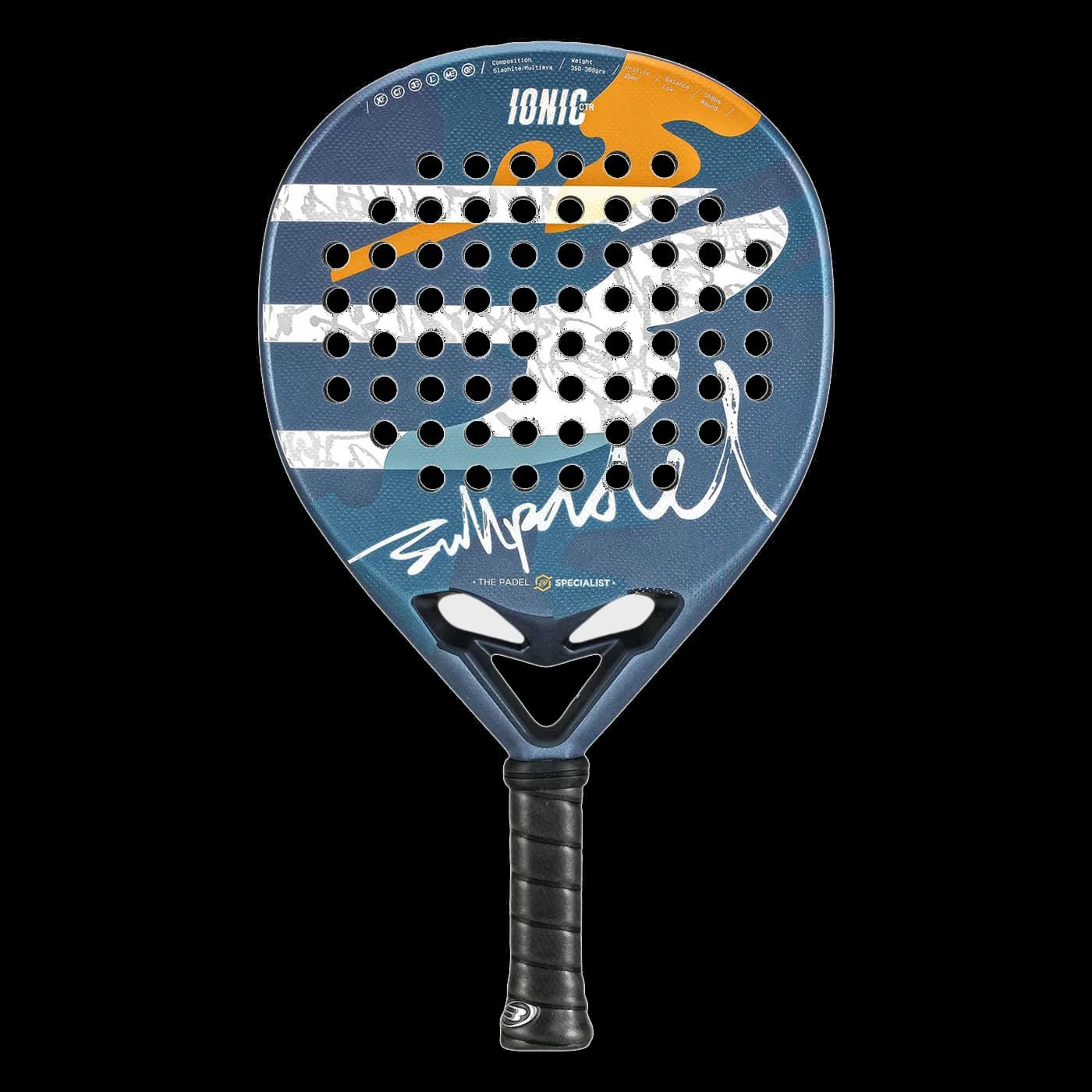 Paleta Bullpadel Ionic Control 2025, vista frontal