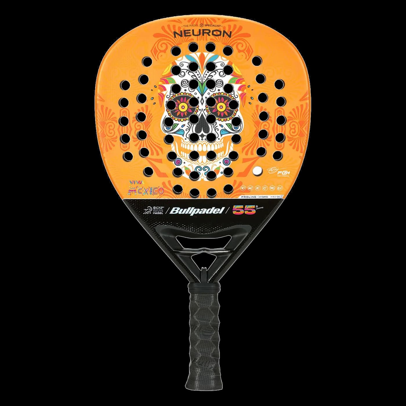 Paleta Bullpadel Neuron MX 2025, vista frontal