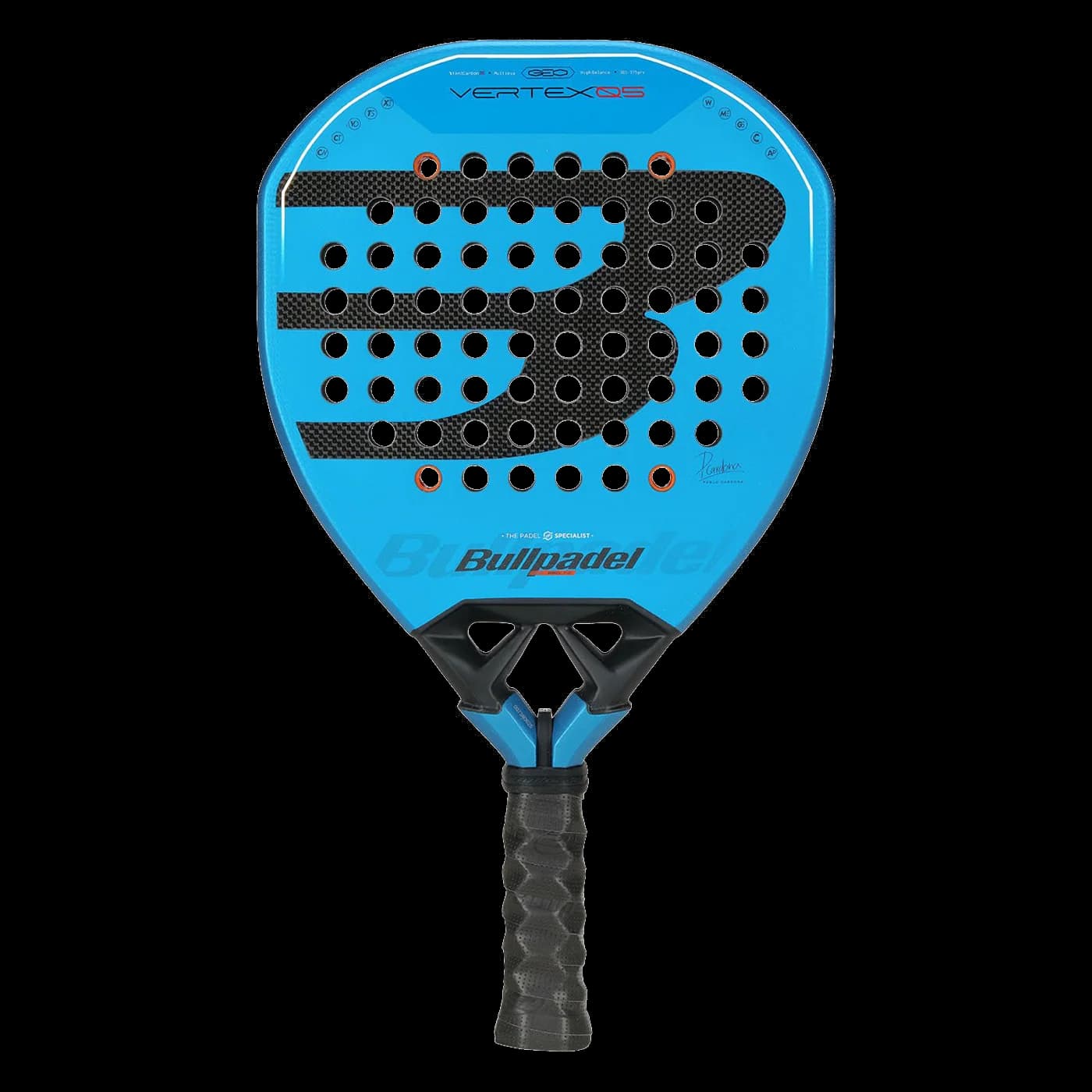 Paleta Bullpadel Vertex 05 Geo 2026, vista frontal