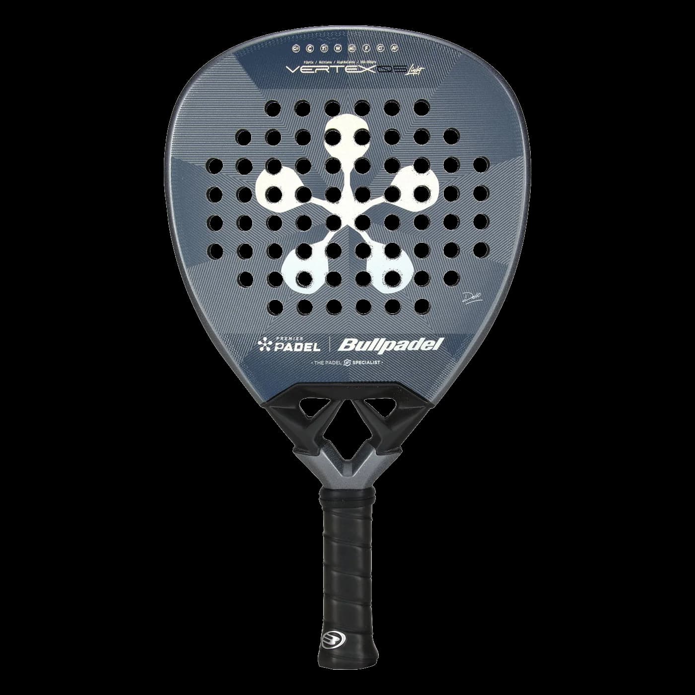 Paleta Bullpadel Vertex 05 Light Premier Padel 2026, vista frontal