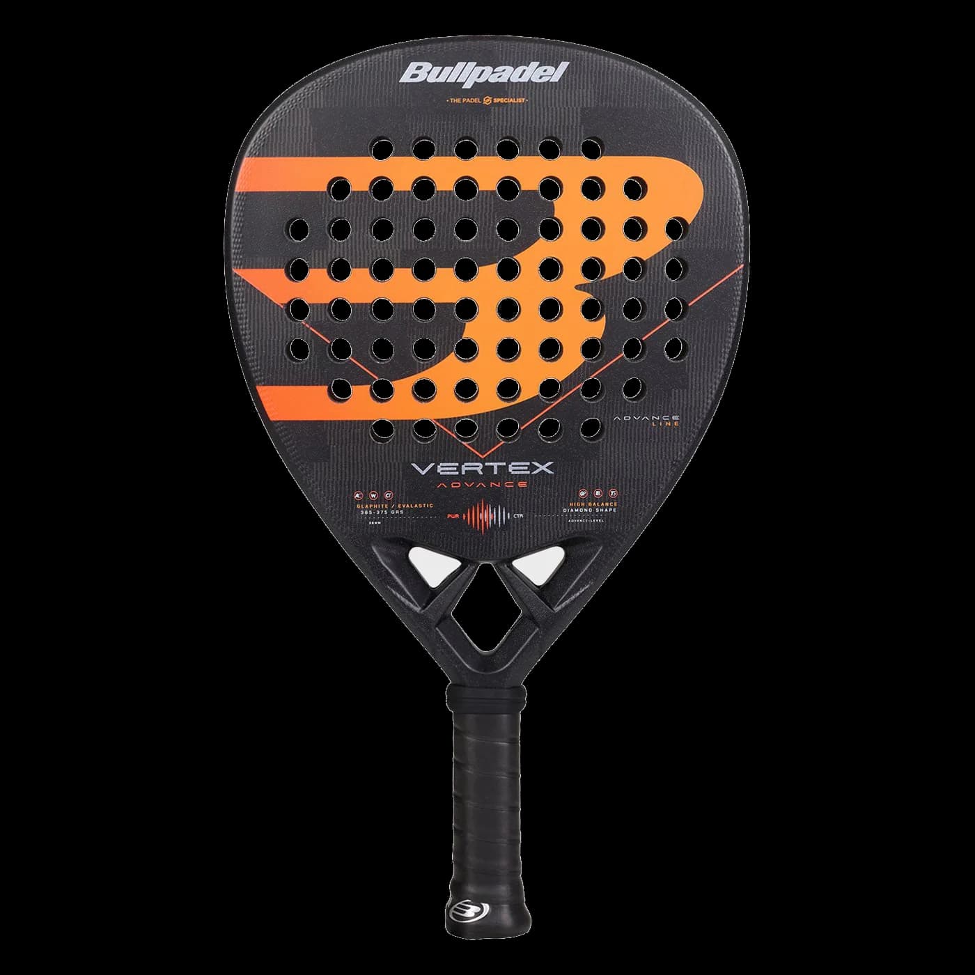 Paleta Bullpadel Vertex Advance 2026, vista frontal