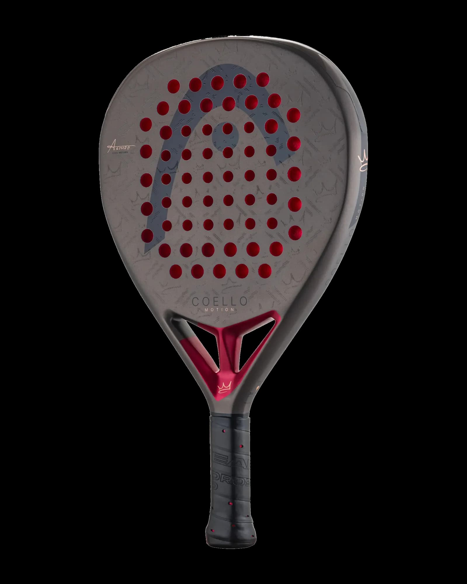 Paleta Head Coello Motion 2026, vista frontal