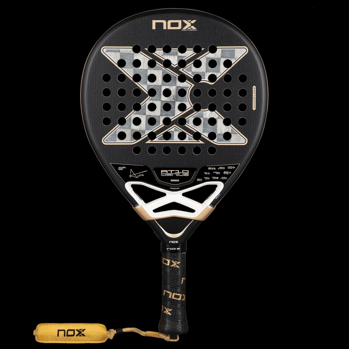 Paleta Nox AT10 Genius 18K Alum 2026, vista frontal