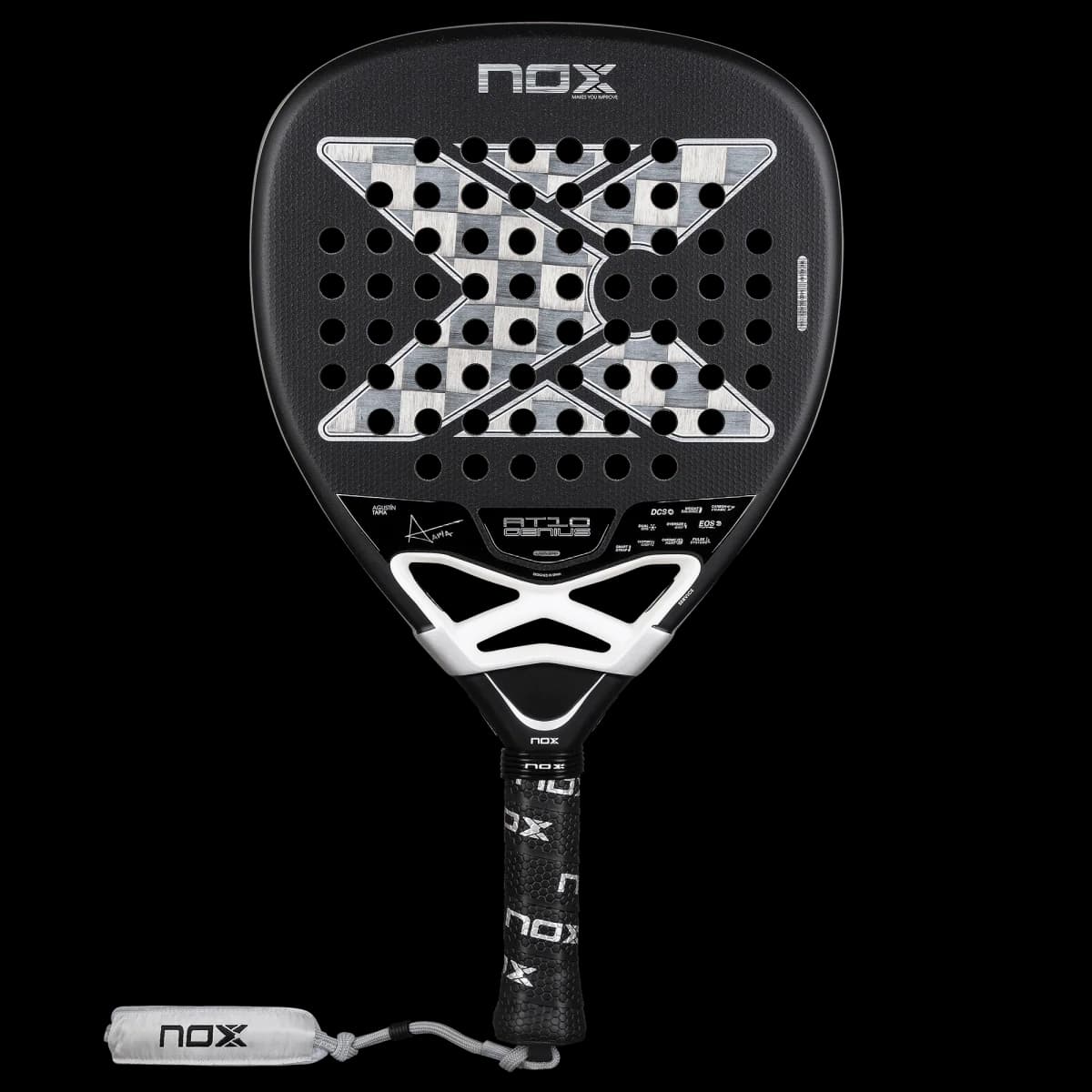 Paleta Nox AT10 Genius Attack 18K Alum 2026, vista frontal