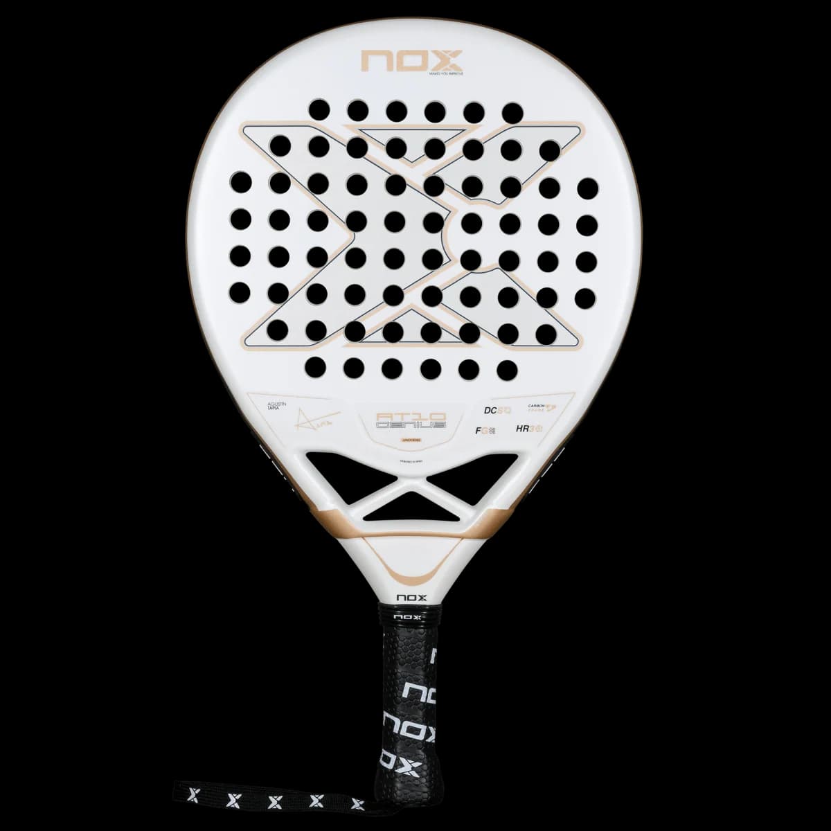 Paleta Nox AT10 Genius Junior 2026, vista frontal