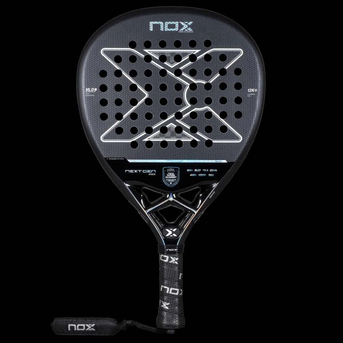 Paleta Nox NextGen Pro Attack 12K NFA Series 2026, vista frontal