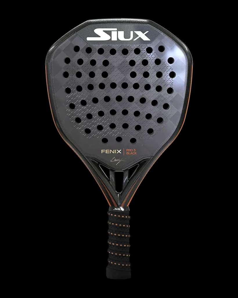 Paleta Siux Fenix Pro 5 Black 2025, vista frontal